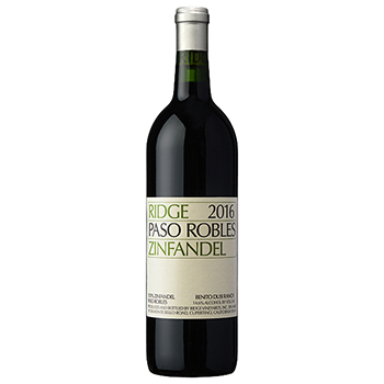 2018 リッジ･パソ･ロブレス･ジンファンデル / リッジヴィンヤーズ(Paso Robles Zinfandel 2018)